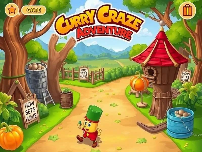 Curry Craze Adventure Game Screenshot